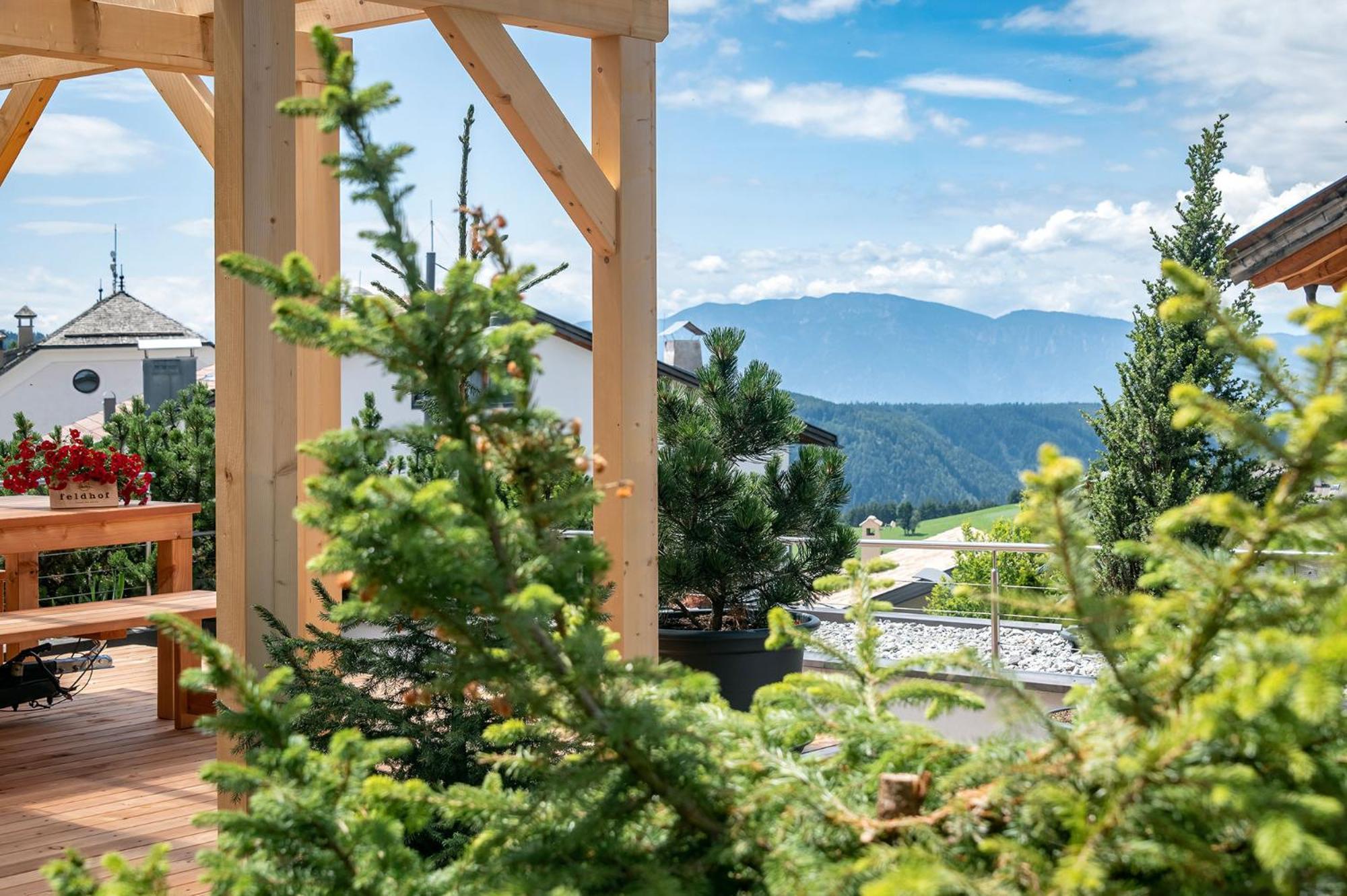 Apparthotel Feldhof - Living And Bistro Deutschnofen Buitenkant foto